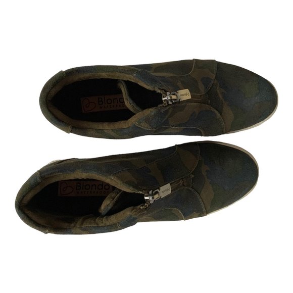 Blondo Glenda Camo Wedge Bootie \ Size 8M - Picture 10 of 13